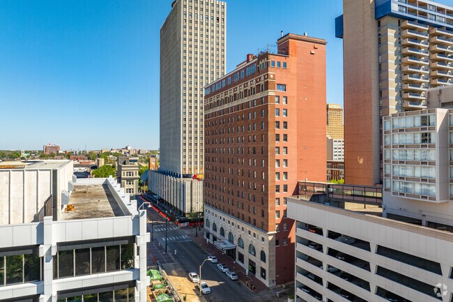 Most housing options in Downtown Memphis consist of condos such as Claridge House.