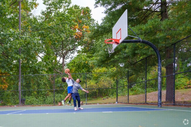 South West locals love to play a game of pick-up basketball at Riverfront Park.