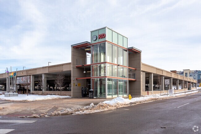 Commuters can keep their cars at Iliff Station's parking deck.