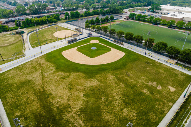 Columbus West Elementary School is located adjacent to Goss Field.