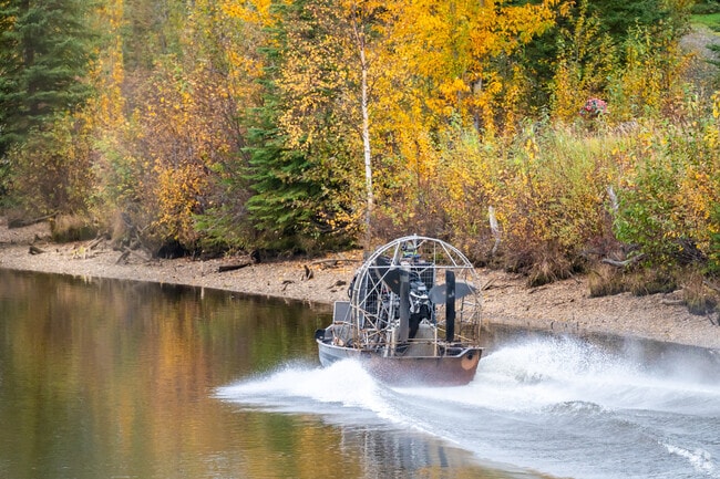 Ester residents can take their boats along the Chena River to enjoy the great outdoors.
