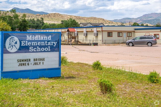 Midland Elementary School is only a mile from the Gold Hill Mesa neighborhood.