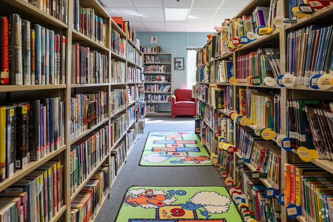 Luttrell Public Library invites readers to explore stories in a quiet, welcoming space.