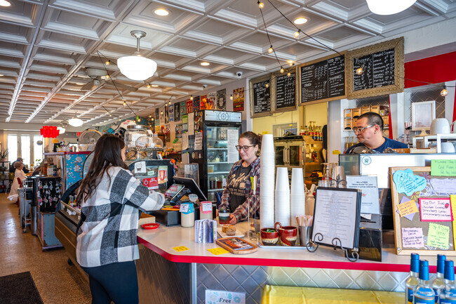 Pick up your favorite drink at Kaukauna Coffee and Tea.