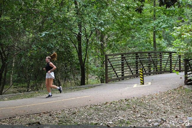 Ardmore's Tanyard Creek Park parallels the Beltline, which is a popular exercise trail.