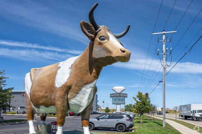 Bessie the Cow near Briar Crest is a roadside attraction that's been in the area since 1966.