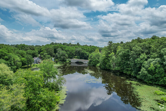 Charles River Reservoir in Charles River Village, Needham, gives residents a place to go fishing.