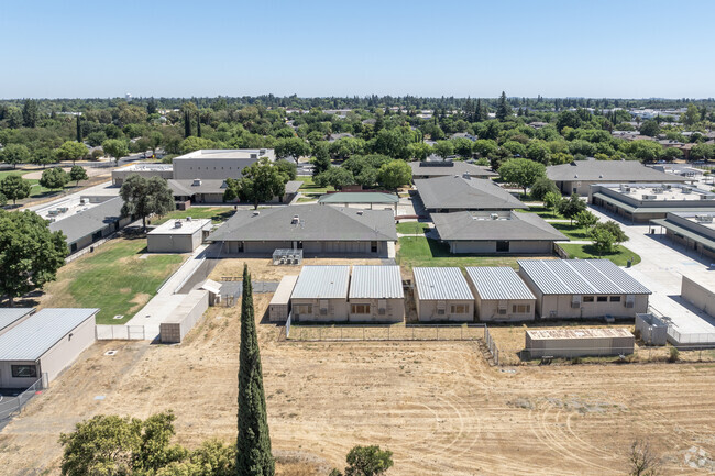 The classrooms at Rudolph Rivera Middle School in Merced.