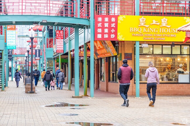 Chinatown Square has great food options like BBQ King House.