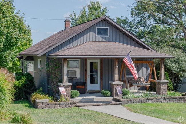 Bungalows are frequent among the earlier homes in the Juniata Gap neighborhood.