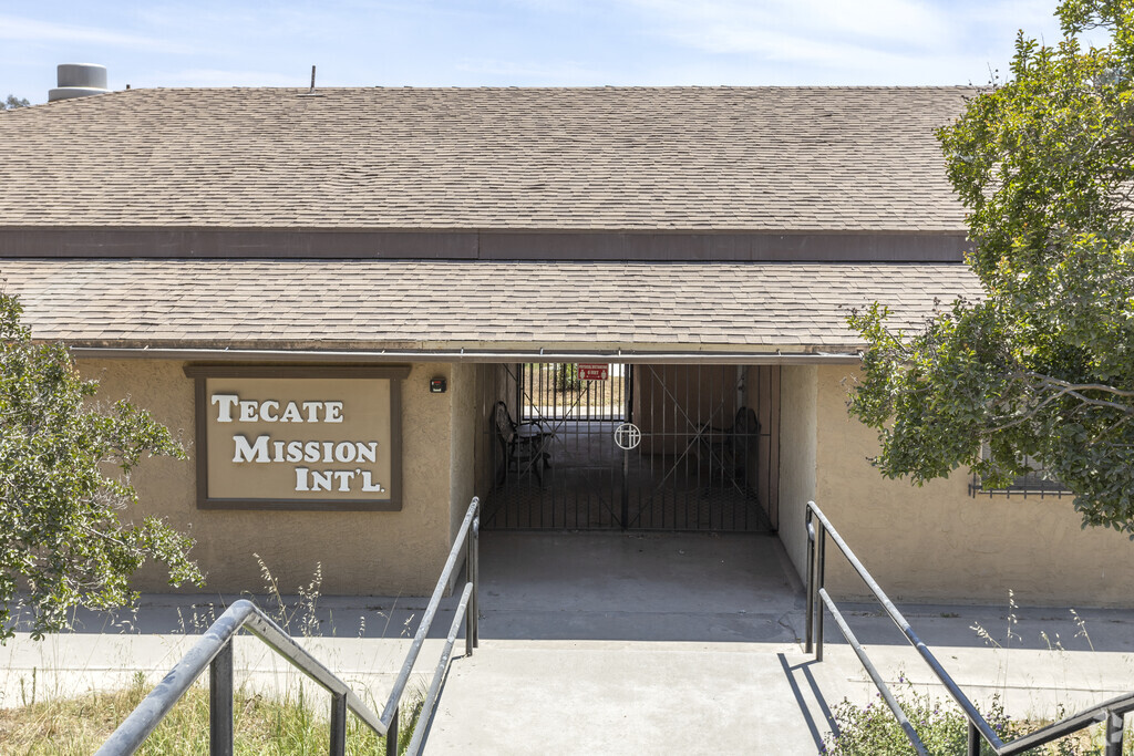 The entrance of the Tecate Christian School in Outlying San Diego County.