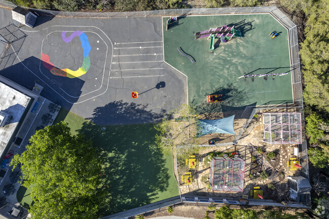 Turtleback Elementary School playground has many components for students in San Diego, CA.