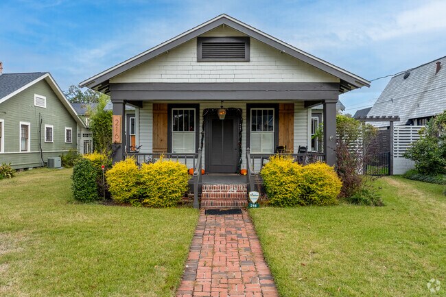 Margaret Place features charming cottages with classic Lake Charles style.
