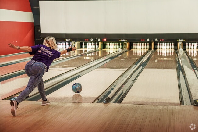 Bowling is a fun indoor activity in Chester Township when the weather is unfriendly.
