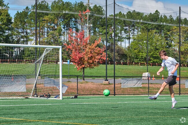 James S. Long Regional Park near Piedmont South hosts youth soccer matches on fall mornings.