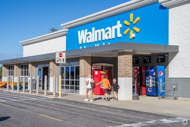 Residents in Willow Creek can satisfy their grocery needs at the local Walmart.