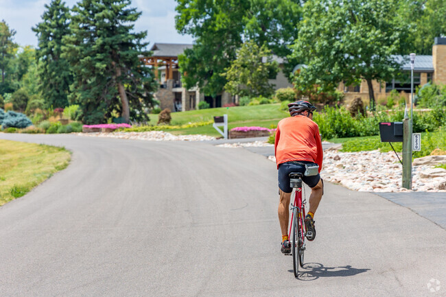 Marston has a distinctly suburban feel, despite its location along a  commercial district.