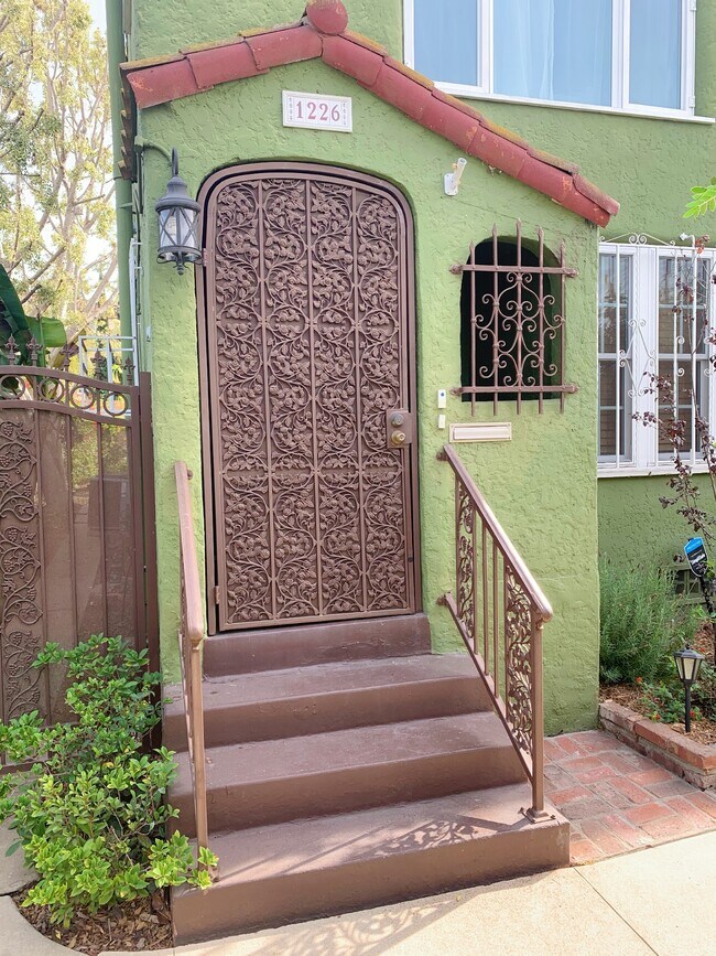 Steel security front door