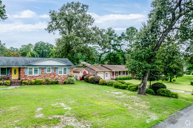 Spacious yards can be found on many streets in Woodfield.