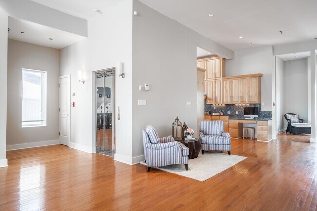 Surround sound system installed throughout apartment