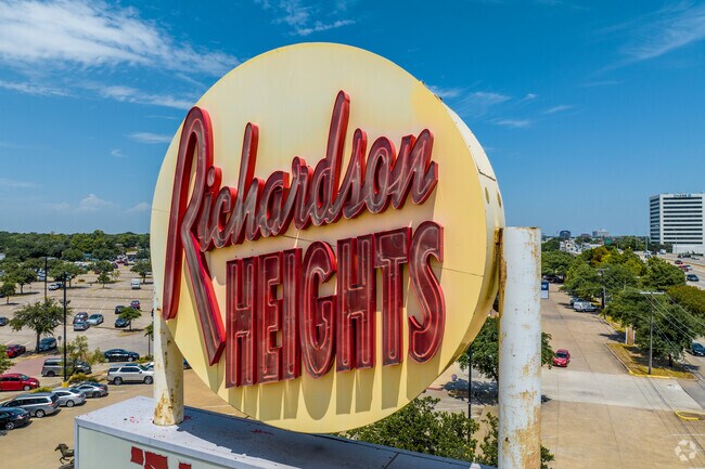 The lights shine bright at Richardson Heights.