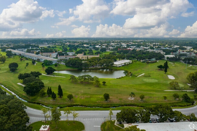 There is a large, private golf course in  On Top of the World.