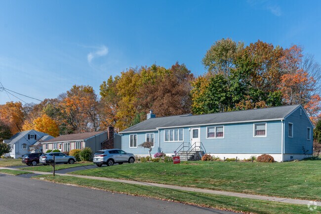 Homes in Post Road North often sit on spacious lots.