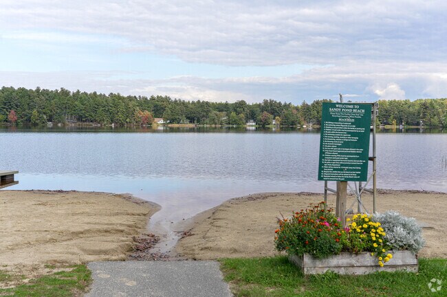 The Sandy Pond has a beach access with swimming if a lifeguard is present.