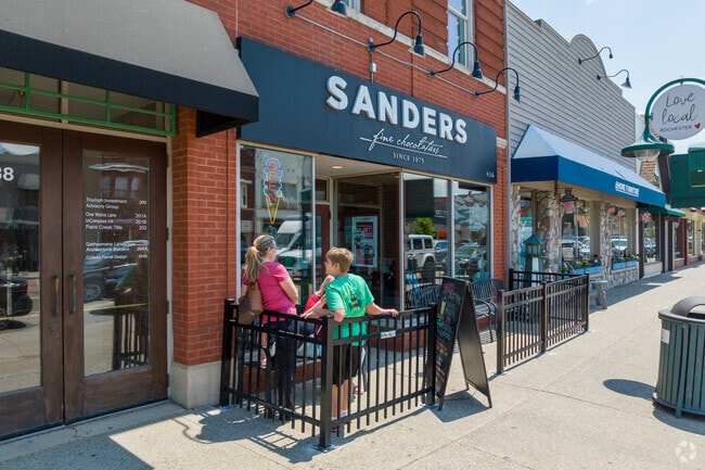 Downtown Rochester Sanders Chocolate & Ice Cream Shoppe on Main Street is a Detroit tradition.