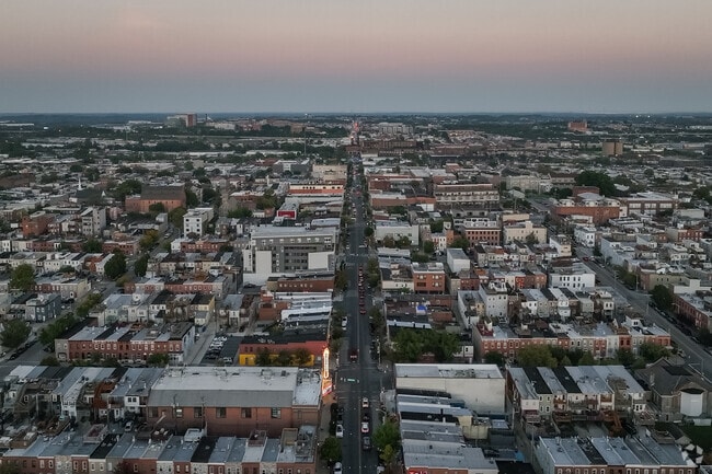 Eastern Avenue is Highlandtown's main street, revealing its dynamic character.