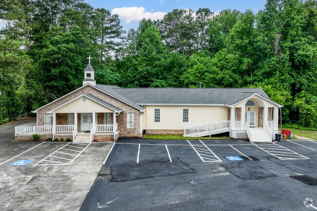 Jubilee Christian Preparatory Academy's campus includes a spacious lot for easy parking.