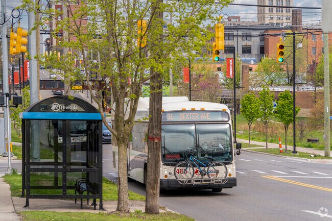 The Ride bus service is available on Huron Street in West Park.
