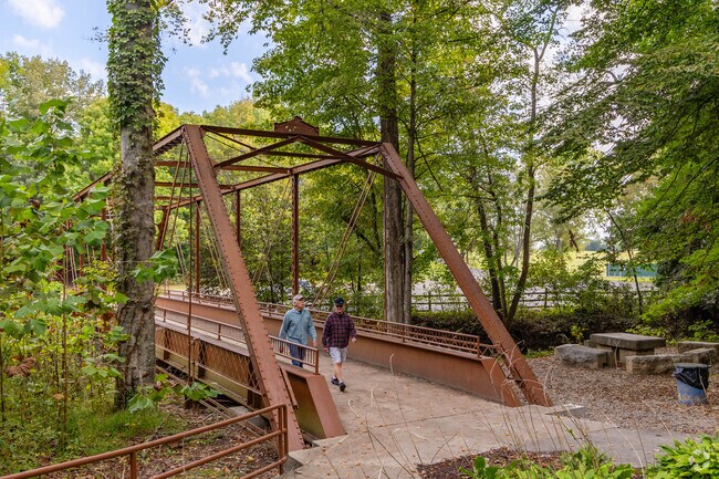Paved scenic paths can be found at Yellow Creek Park.
