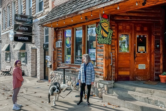 Toads in Grand Ledge is a specialty coffee shop with a limited lunch menu.