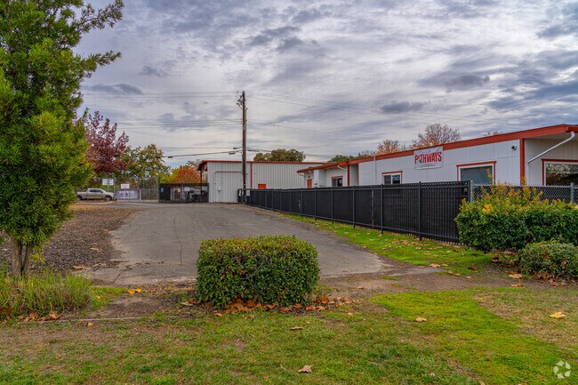 The fence around Adelante High (Continuation) School keeps students safe.