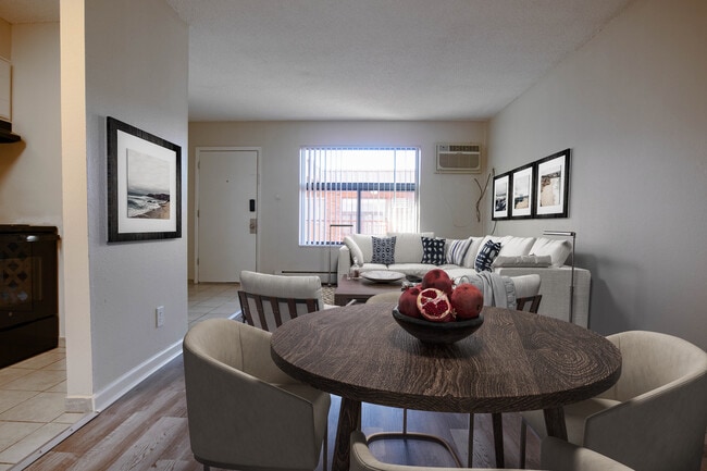 1 BR, 1 BA - Living Room (North)