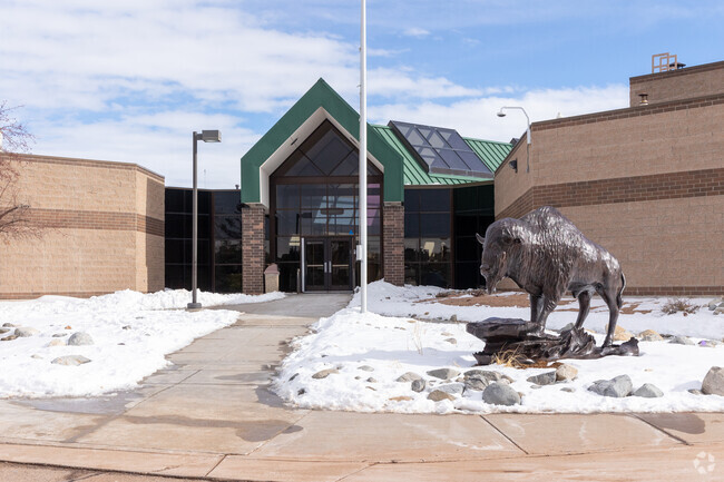 Buffalo Ridge Elementary School showing it's school spirit.