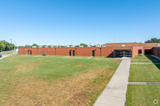 Northeast Middle School is the home of the Eagles.