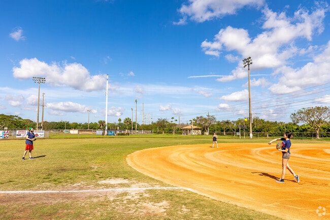 There are also two baseball fields inside Betti Stradling Memorial Park, near Pine Ridge.
