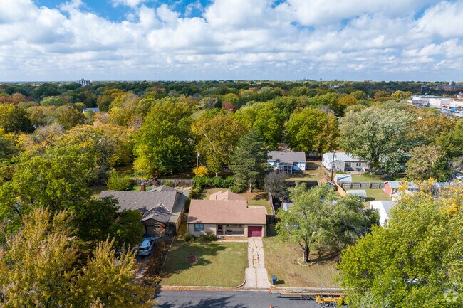 Fall foliage adds seasonal color to Fabrique in Wichita.