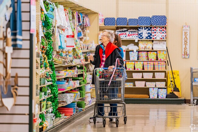 Hobby Lobby carrying a variety of arts & crafts materials for Meadowcliff residents.