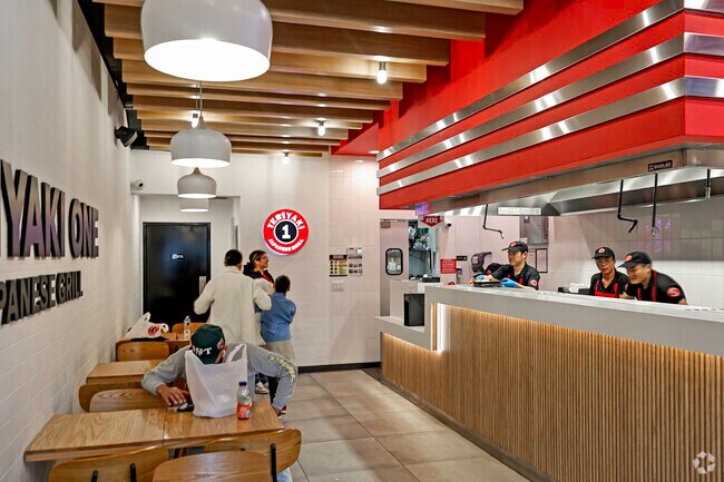 Enjoying a lunch out with friends at Teriyaki One in the Fieldston community.