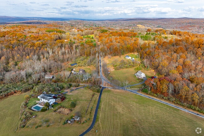 Nestled amidst the homes in Sandyston are charming small lakes and deep forests.