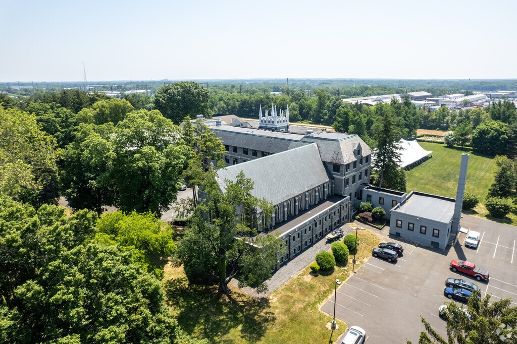 Aerial Holy Ghost Preparatory School in Cornwells Heights.