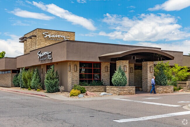 Seasons 52 offers upscale-dining near Acres Green, with a rotating menu of American dishes.