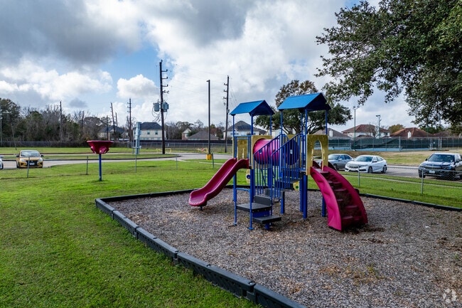 Students of Burton Elementary enjoy the expansive playground area.