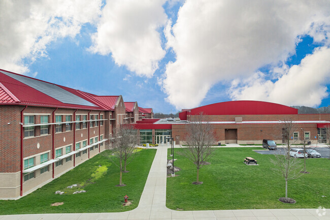 Milton Union High School has approximately 412 students.