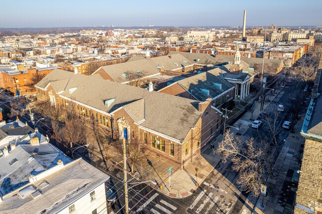 Aerial View of Bache-Martin School