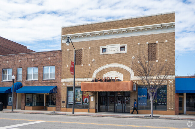 Though home to many commuters, Sanford has its own identity; the Temple Theatre drive the local arts community.