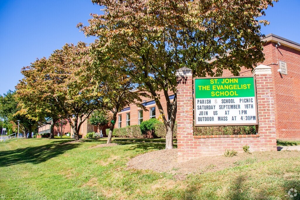 St John The Evangelist School serves students in the Forest Estates community.